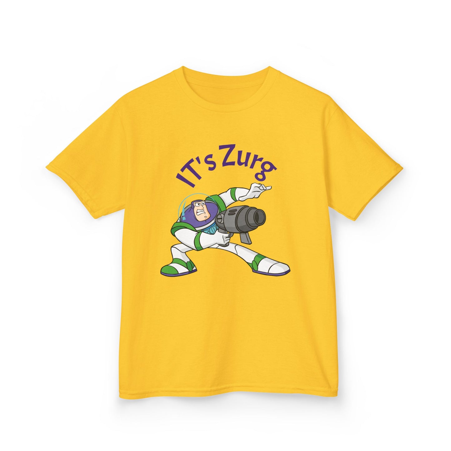 Kids Buzz Lightyear Tee - 'It's Zorg' Fun Cotton T-Shirt