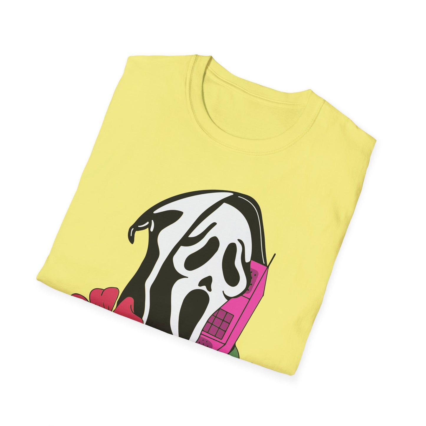 Call Me Horror T-Shirt, Unisex Graphic Tee, Halloween Costume, Spooky Gift, Movie Lover's Shirt, Floral Horror Tee