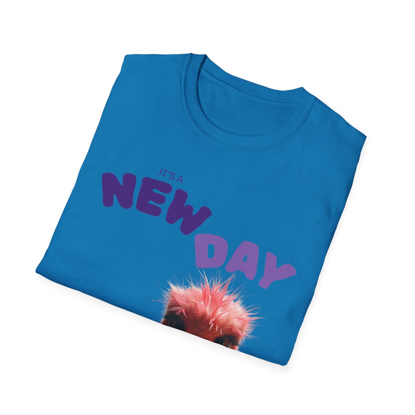 Funny New Day Unisex Softstyle T-Shirt – Perfect for Casual Vibes & Everyday Wear