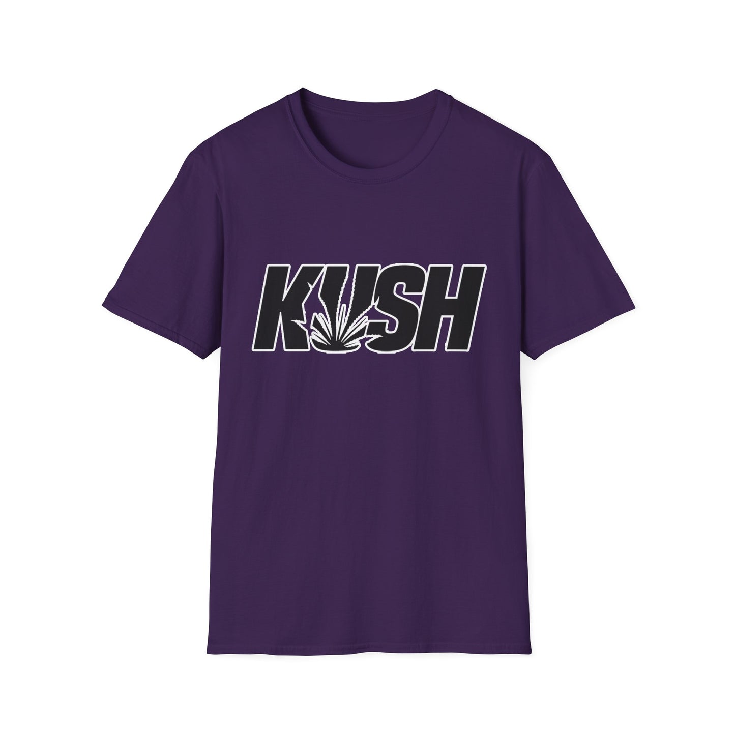 KUSH Graphic Unisex Softstyle T-Shirt - Cool Cannabis Vibe