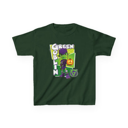 Kids Green Goblin Tee - Fun Halloween T-Shirt for Kids