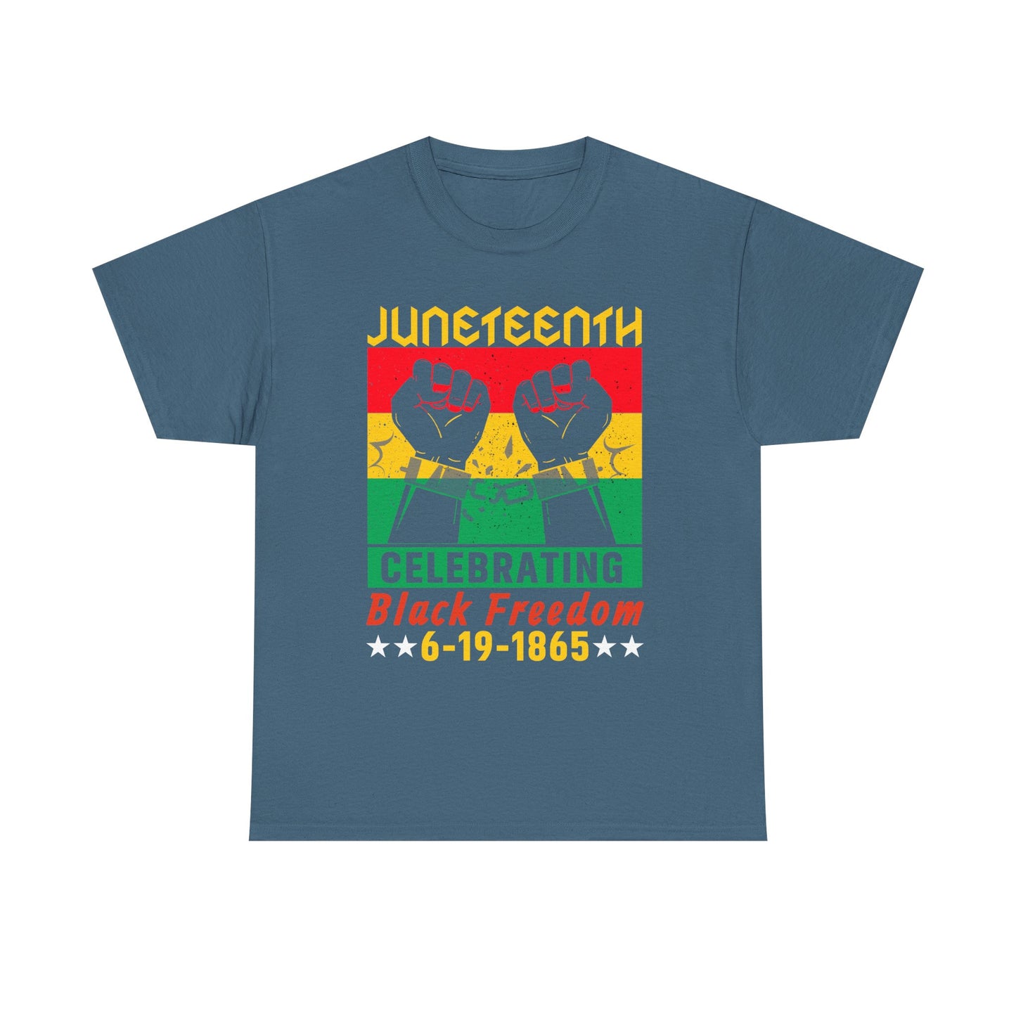 Juneteenth Celebration Tee, Unisex Cotton Shirt, Black Freedom T-Shirt, 6-19-1865 Heritage Top, Summer Festival Apparel, History Shirt