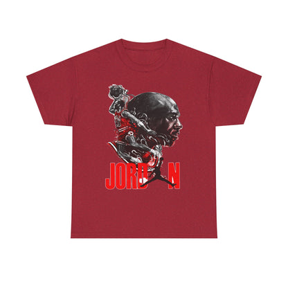 Jordan Inspired Unisex Heavy Cotton Tee - Retro Style Graphic Shirt