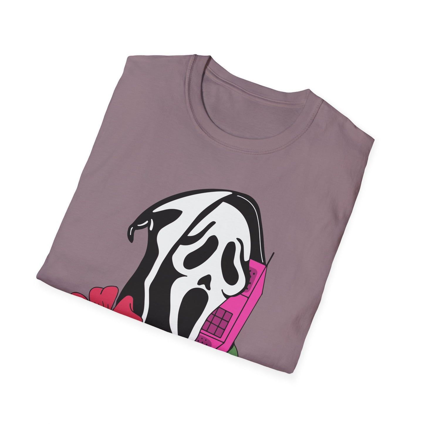 Call Me Horror T-Shirt, Unisex Graphic Tee, Halloween Costume, Spooky Gift, Movie Lover's Shirt, Floral Horror Tee