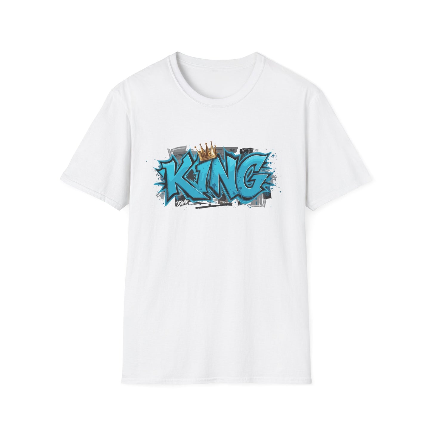 King Graffiti Unisex T-Shirt | Cool Urban Style Tee, Streetwear Fashion, Unique Gift for Him, Self-Expression, Birthday Present