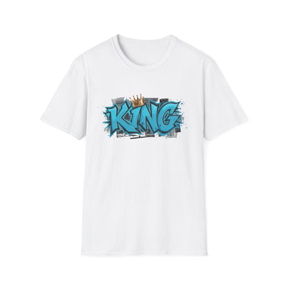 King Graffiti Unisex T-Shirt | Cool Urban Style Tee, Streetwear Fashion, Unique Gift for Him, Self-Expression, Birthday Present