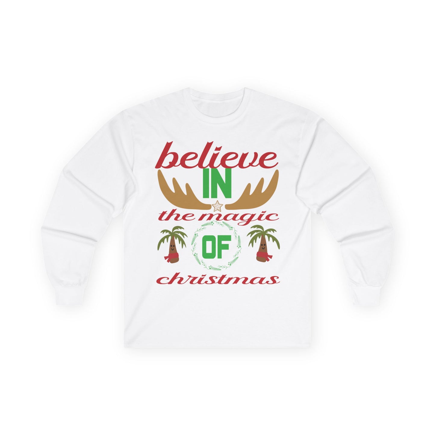 Believe in the Magic of Christmas Long Sleeve Tee, Holiday Apparel, Unisex Christmas Shirt, Festive Holiday Gift, Winter Clothing, [...]