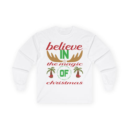 Believe in the Magic of Christmas Long Sleeve Tee, Holiday Apparel, Unisex Christmas Shirt, Festive Holiday Gift, Winter Clothing, [...]