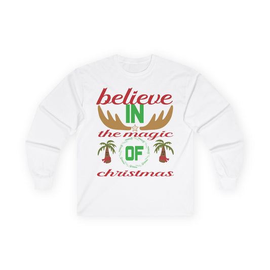 Believe in the Magic of Christmas Long Sleeve Tee, Holiday Apparel, Unisex Christmas Shirt, Festive Holiday Gift, Winter Clothing, [...]