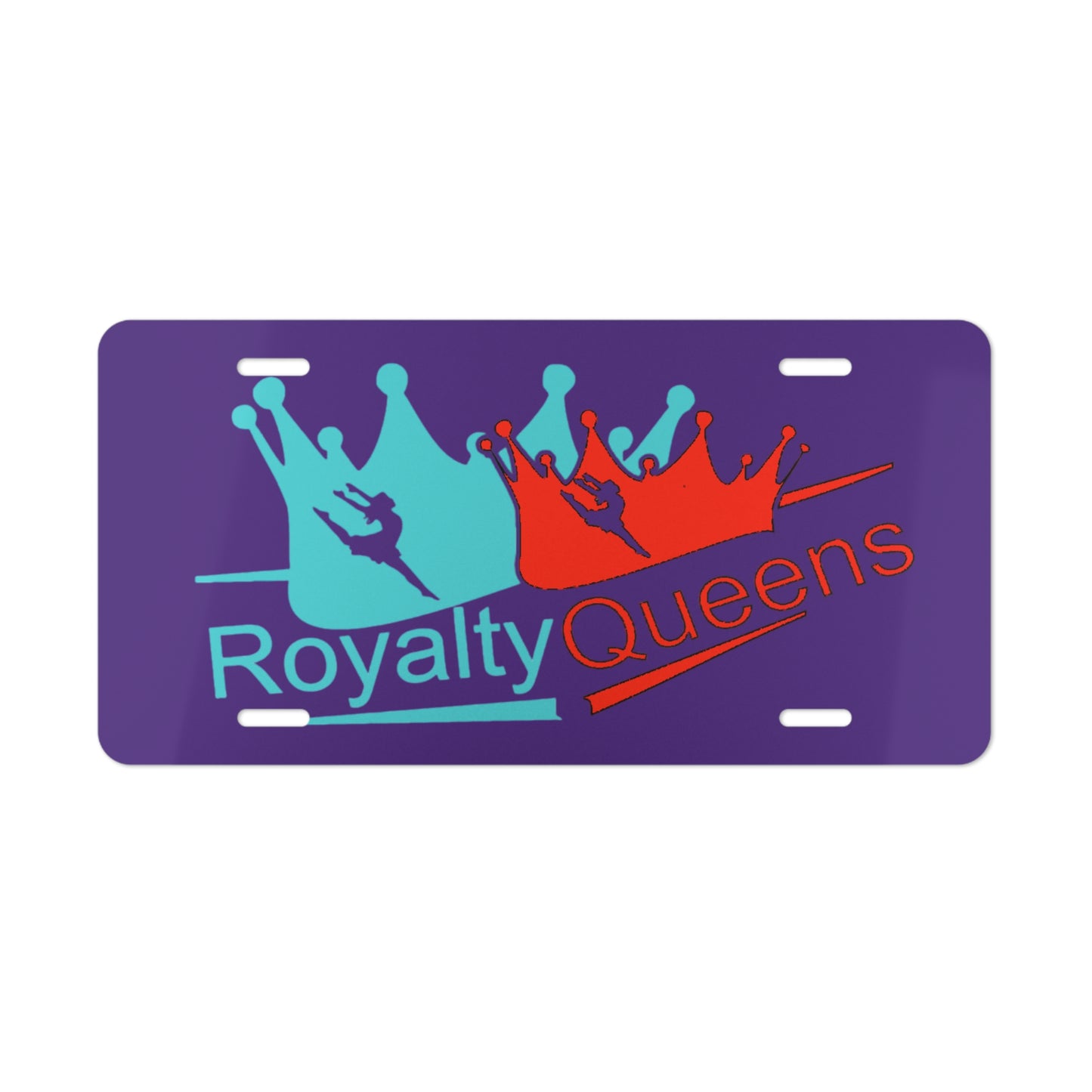 Royalty Queens Vanity Plate - Custom Car Decor, Unique Gift for Her, Birthday Present, Car Enthusiast Decor, Personalized License Plate