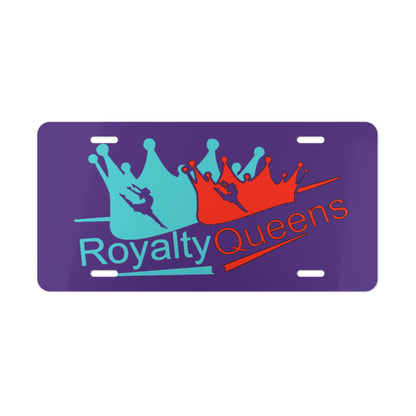Royalty Queens Vanity Plate - Custom Car Decor, Unique Gift for Her, Birthday Present, Car Enthusiast Decor, Personalized License Plate