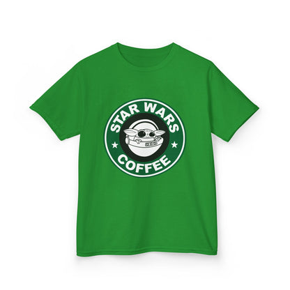 Star Wars Coffee Kids Tee, Fun Graphic T-shirt for Boys & Girls, Perfect for Birthdays, Star Wars Fans, Casual Wear