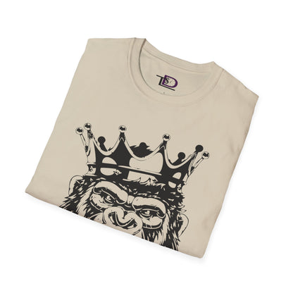 King Status Gorilla T-Shirt | Unisex Softstyle Tee for Casual Wear