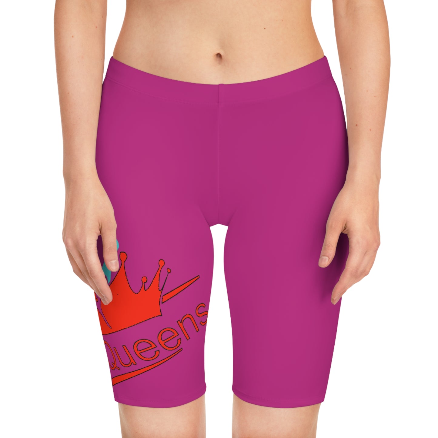 Royalty Women's Bike Shorts - Fun, Stylish, and Comfortable Cycling Wear for Queens, Ideal for Sports, Summer Outings, Gifts