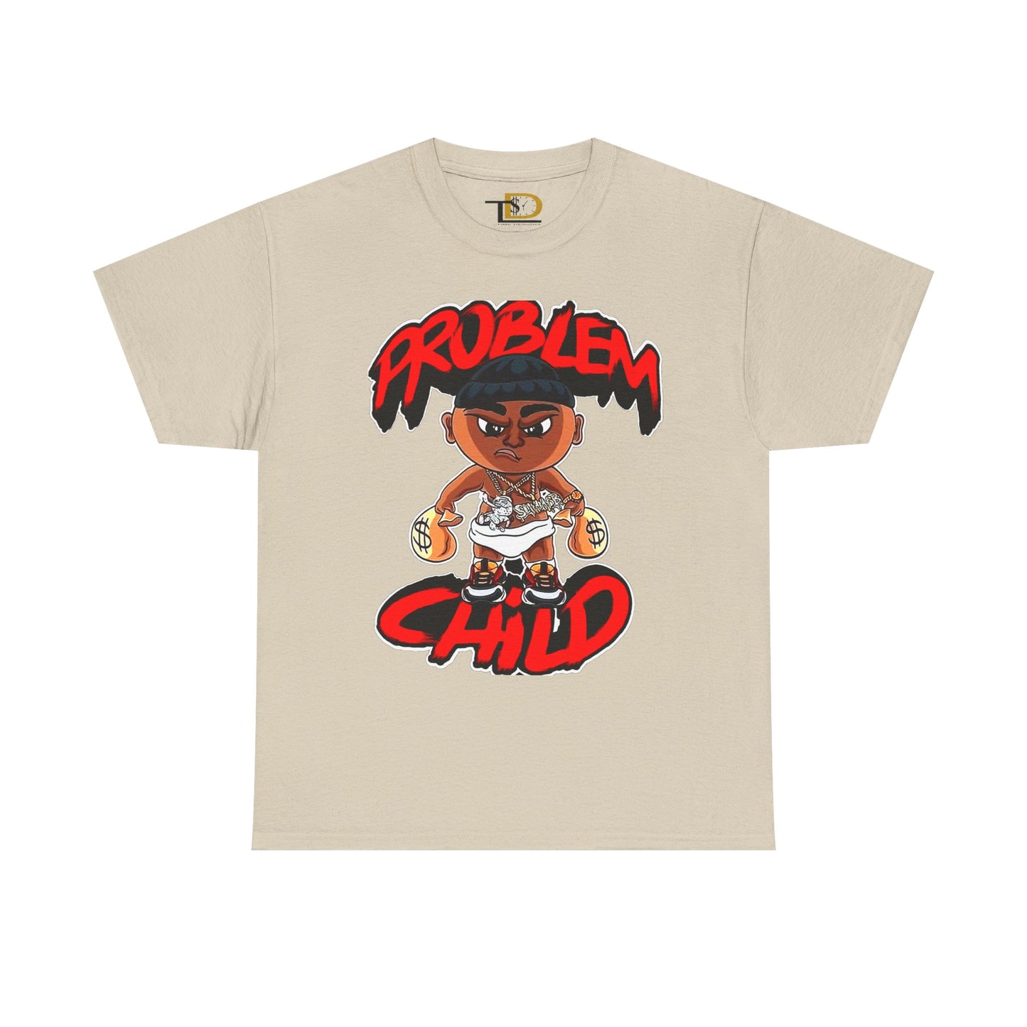 Problem Child Unisex Heavy Cotton Tee - Bold Graphic for Streetwear Lovers