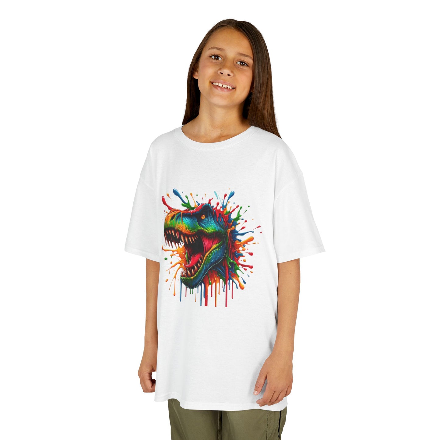 Colorful Dinosaur Kids Heavy Cotton™ Tee