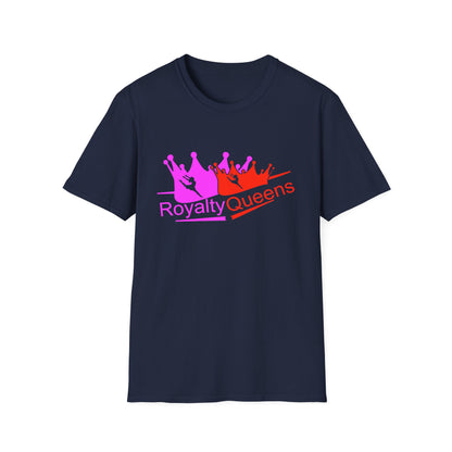 Royalty Queens T-Shirt - Celebrate Your Inner Queen, Unisex Softstyle Tee, Ideal for Birthdays, Pride Events, Feminist Gatherings, [...]