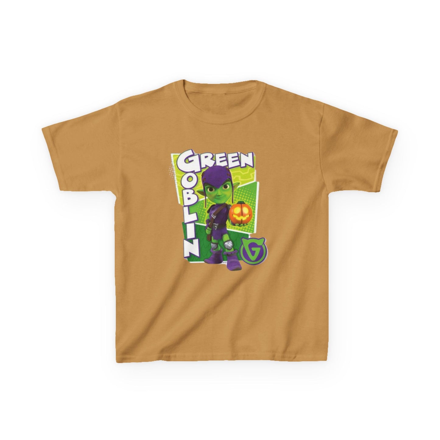 Kids Green Goblin Tee - Fun Halloween T-Shirt for Kids
