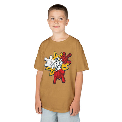 Kids Superhero Graphic Tee - Go Webs Go!