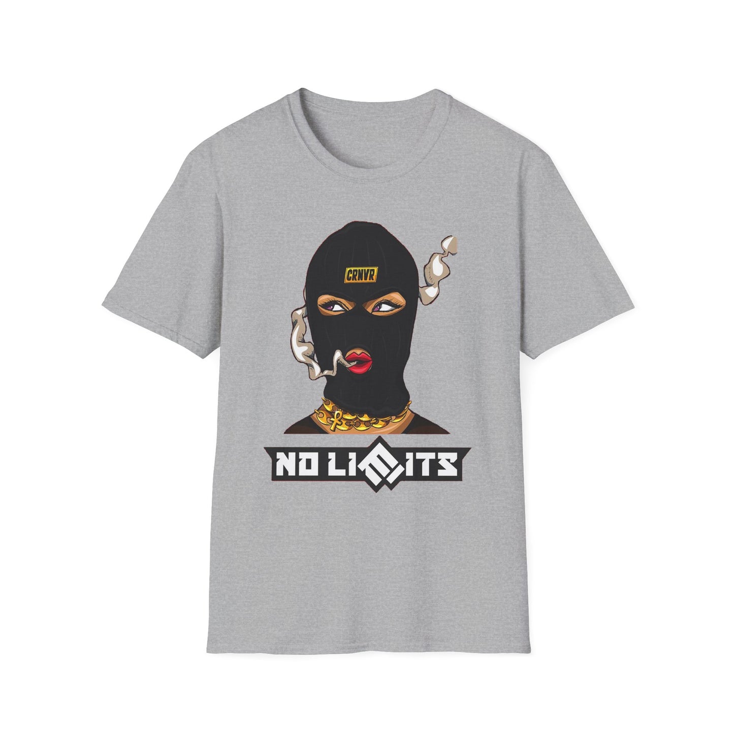 Unisex Softstyle T-Shirt - No Limits Graphic Tee for Bold Individuals