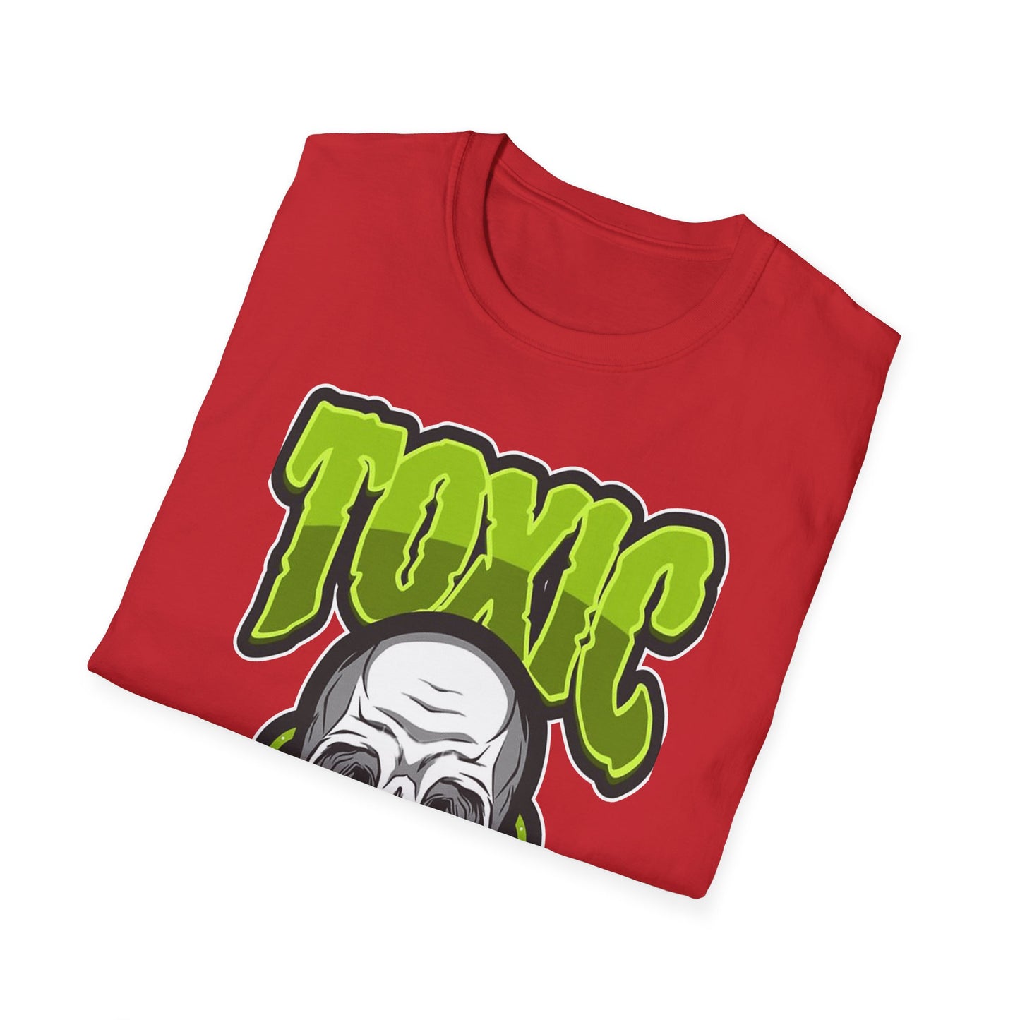Toxic Skull Graphic Tee - Unisex Softstyle T-Shirt