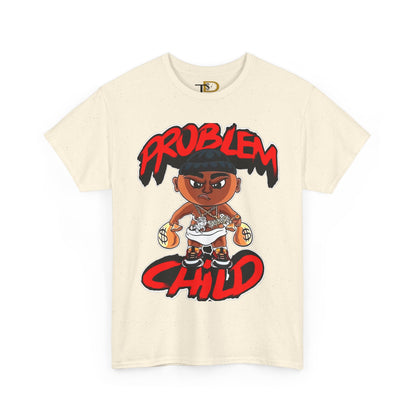 Problem Child Unisex Heavy Cotton Tee - Bold Graphic for Streetwear Lovers