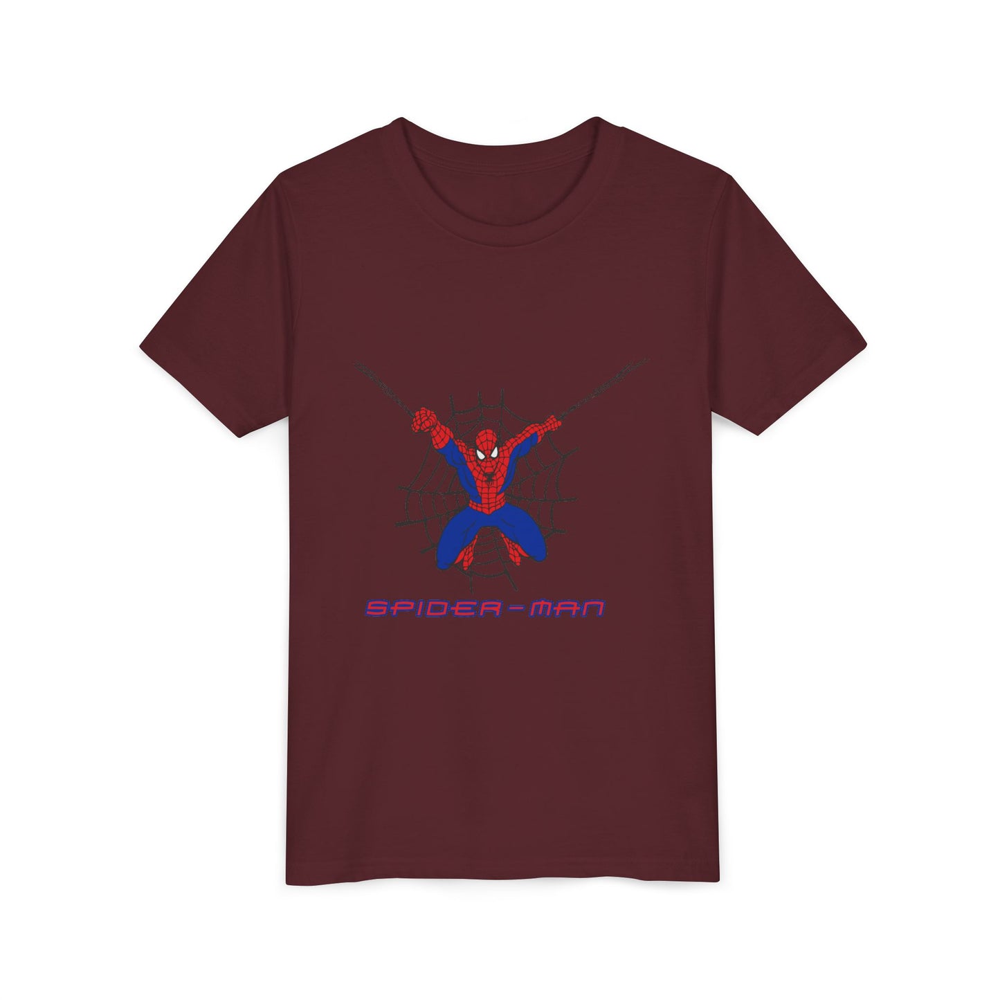 Spider-Man Youth Short Sleeve Tee - Fun Graphic Tee for Kids, Superhero Shirt, Birthday Gift, Comic Theme Apparel, Playtime Wear