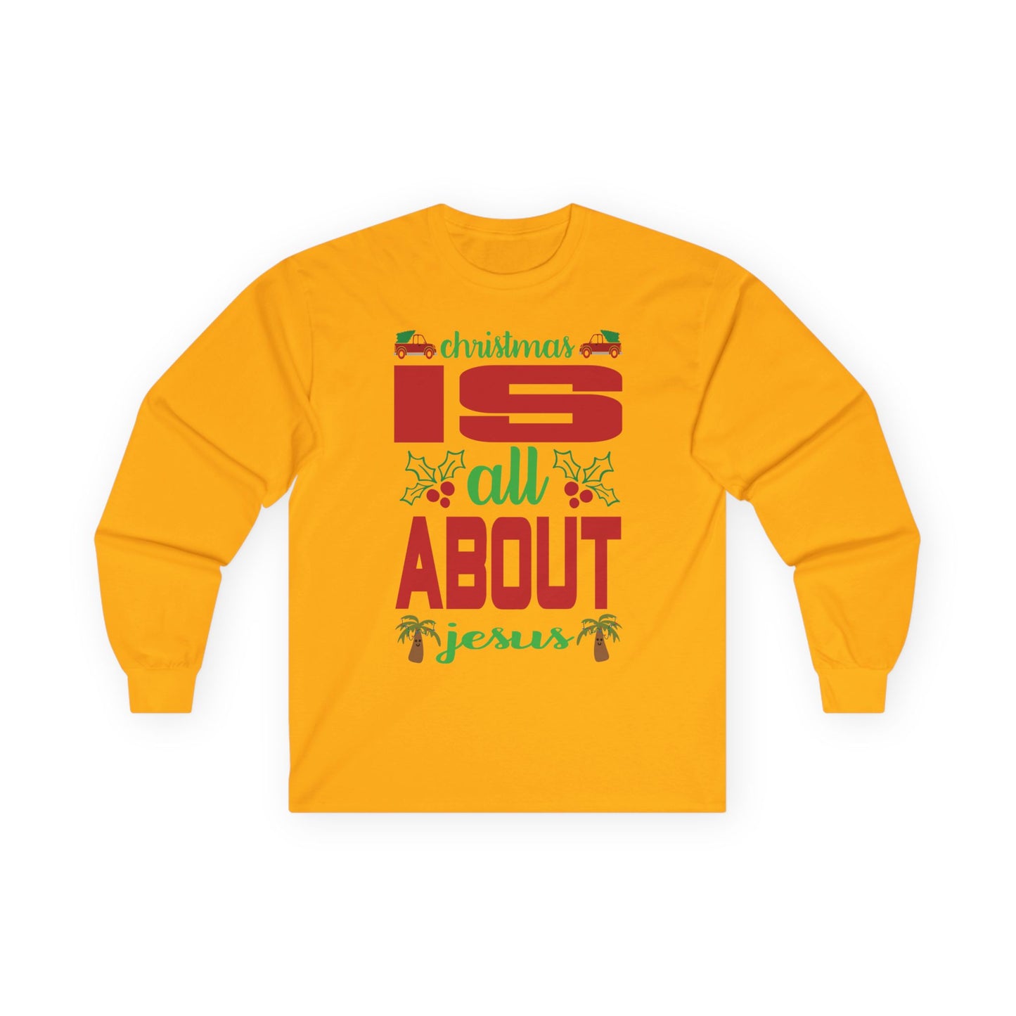 Unisex Christmas Long Sleeve Tee, Meaningful Holiday Shirt, Faith-Based Gift, Family Gathering Wear, Winter Party Outfit, Jesus [...]