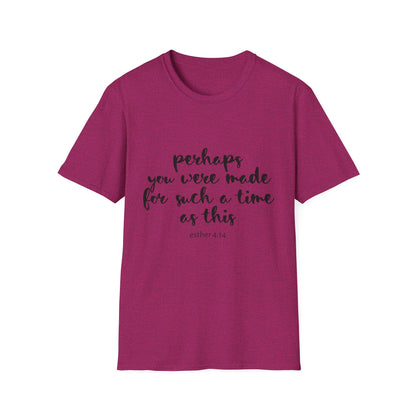 Inspirational Quote T-Shirt: 'Perhaps You Were Made For Such A Time As This'