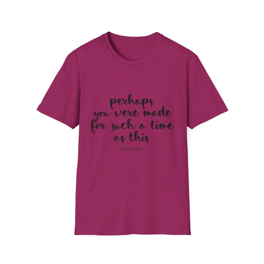 Inspirational Quote T-Shirt: 'Perhaps You Were Made For Such A Time As This'