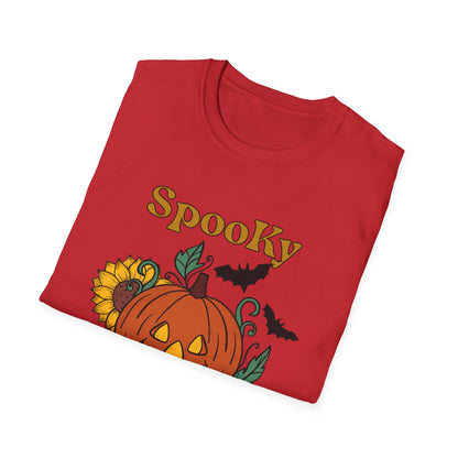 Spooky Season Unisex T-Shirt, Halloween Shirt, Pumpkin Tee, Fall Clothing, Festive Apparel