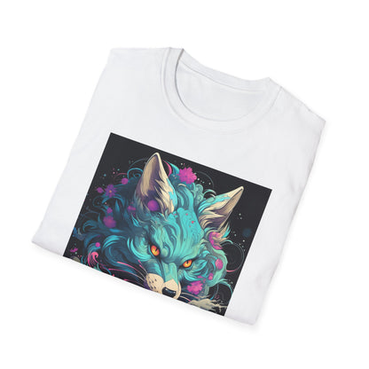 Mystical Wolf T-Shirt | Unisex Softstyle Tee, Fantasy Apparel, Gift for Nature Lovers, Unique Statement Shirt, Casual Fashion
