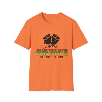 Juneteenth Freedom T-Shirt, Celebrate Freedom Tee, Unisex Graphic Shirt, African American History Apparel, Souvenir Gift for Juneteenth
