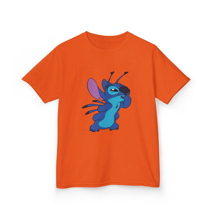 Kids Cotton Tee - Cute Stitch Design for Fun Adventures