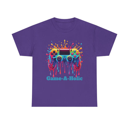Game-A-Holic Unisex Heavy Cotton Tee - Perfect Gift for Gamers
