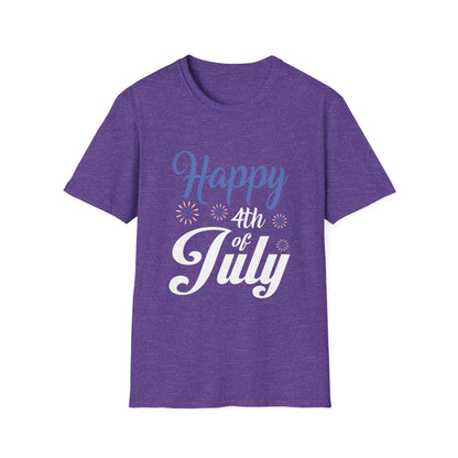 Happy Vibes Unisex Softstyle T-Shirt | Casual Wear, Gift for Friends, Birthday Gift, Positivity Shirt, Everyday Comfort