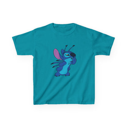Kids Cotton Tee - Cute Stitch Design for Fun Adventures