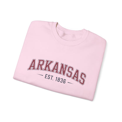 Arkansas Est. 1836 Crewneck Sweatshirt