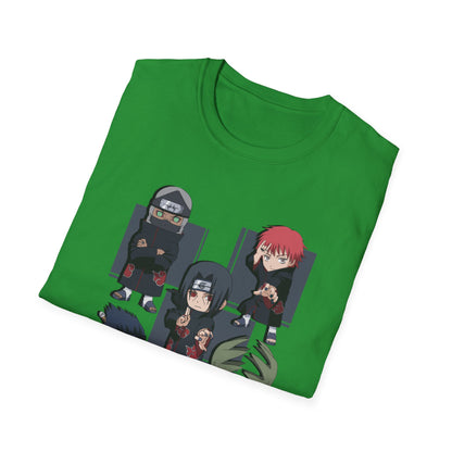 Anime Character Unisex Softstyle T-Shirt - Cool Graphic Tee for Fans