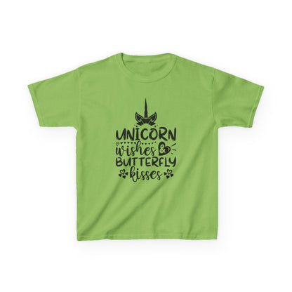 Unicorn Wishes Kids Tee - Adorable Heavy Cotton T-Shirt for Magical Moments