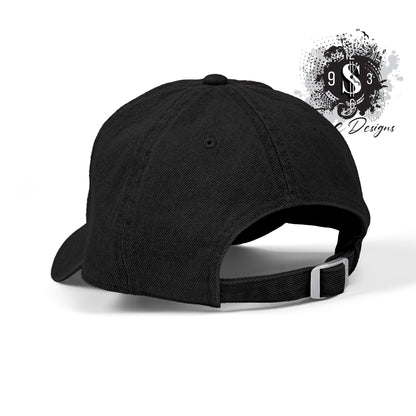 Stylish Embroidered Denim Hat with Glitter Design, Perfect for Casual Style, Fashion Accessory, Gift for Her, Birthday, Everyday Wear