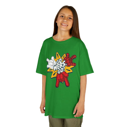 Kids Superhero Graphic Tee - Go Webs Go!