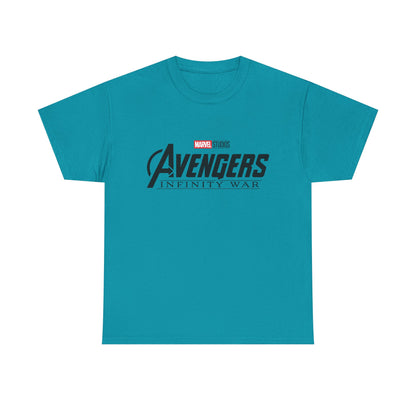 Avengers Infinity War Unisex Heavy Cotton Tee, Marvel Fan Shirt, Superhero Apparel, Gift for Him, Comic Book T-Shirt, Casual Wear