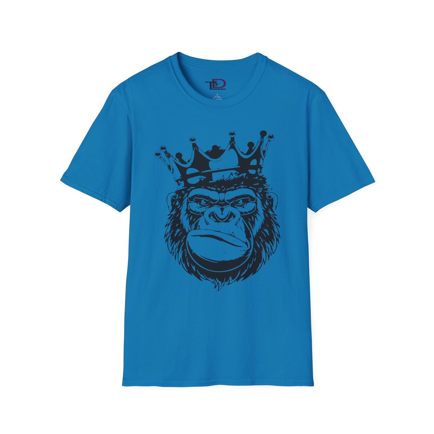 King Status Gorilla T-Shirt | Unisex Softstyle Tee for Casual Wear