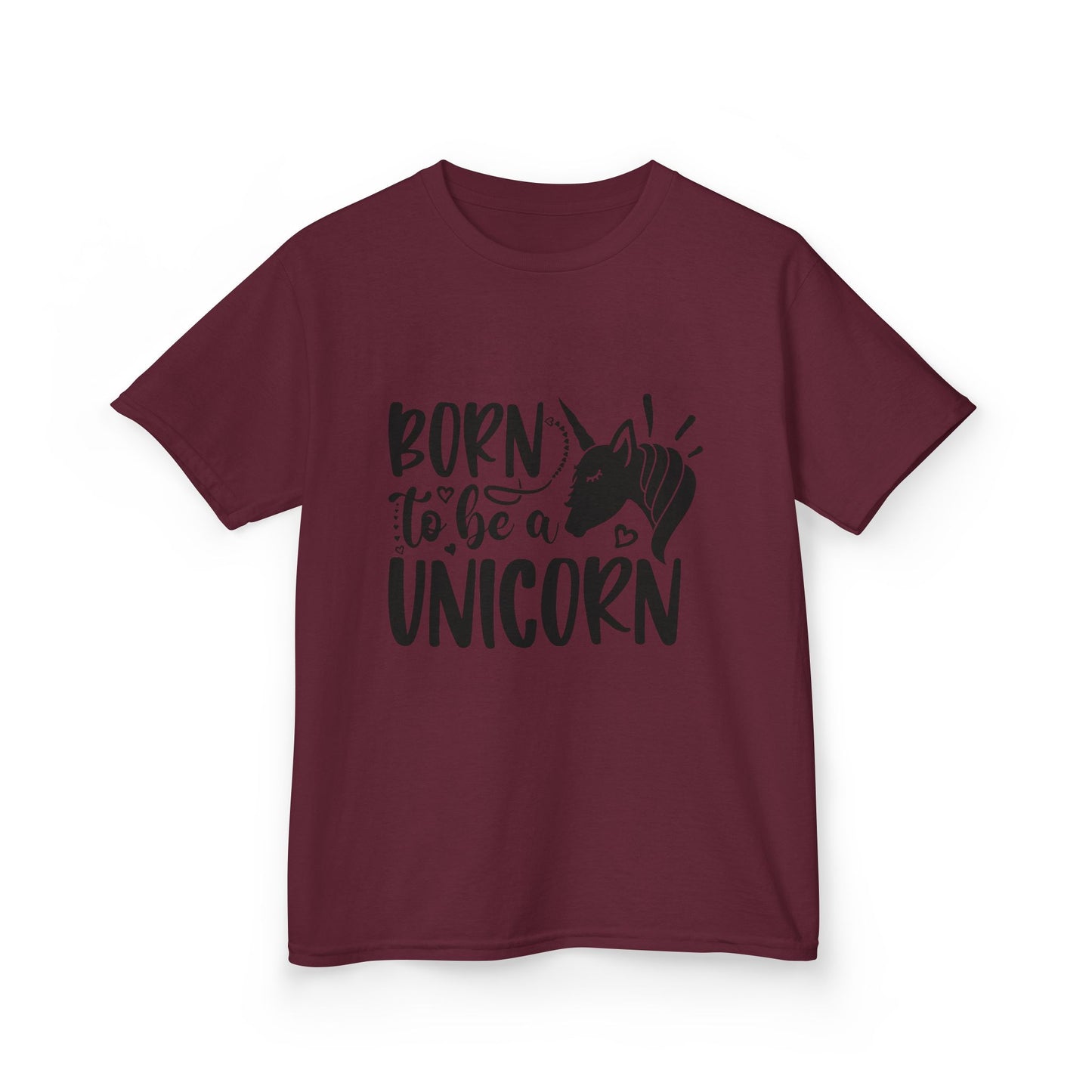 Kids Unicorn T-Shirt - "Born to Be a Unicorn" - Fun Cotton Tee for Boys & Girls
