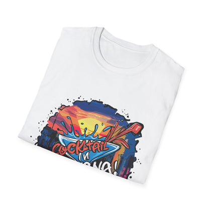 Colorful Cocktail Havana Unisex T-Shirt, Summer Vibes, Beach Wear, Party Shirt, Gift for Friends
