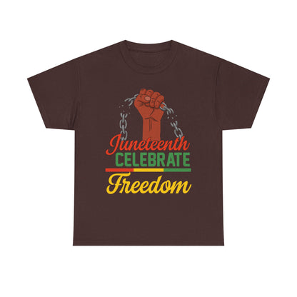 Juneteenth Freedom Tee, Celebrate Freedom Shirt, Unisex Cotton T-Shirt, Black History Month Apparel, Equality and Justice Top