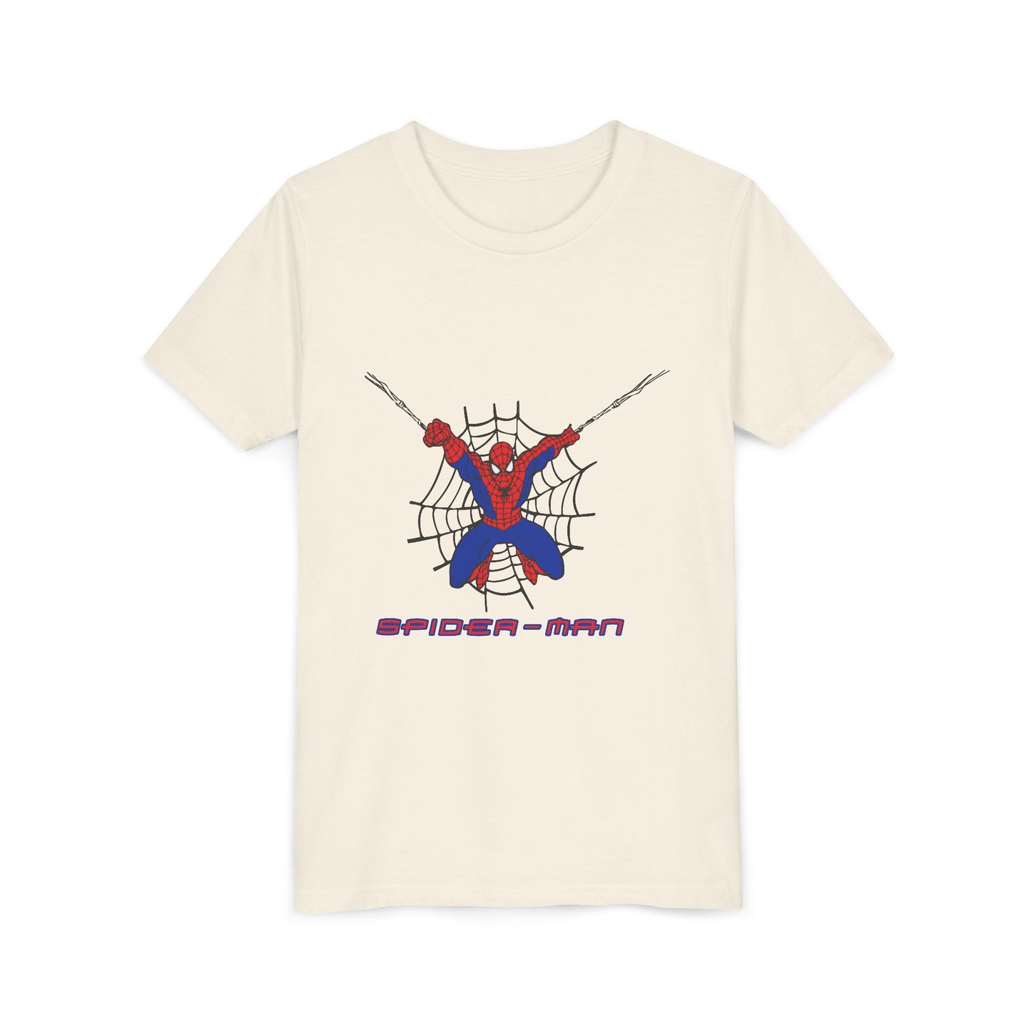 Spider-Man Youth Short Sleeve Tee - Fun Graphic Tee for Kids, Superhero Shirt, Birthday Gift, Comic Theme Apparel, Playtime Wear