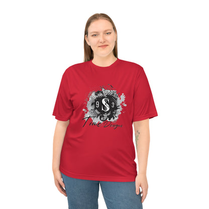Unisex Performance Tee with Bold Dollar Design, Casual Wear, Workout Shirt, Gift for Finance Lovers, Active Lifestyle Apparel