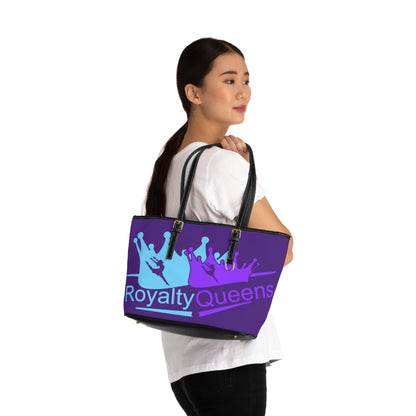 Royalty Queens PU Leather Shoulder Bag, Stylish Handbag, Durable Tote, Perfect for Gifting, Fashion Accessory for Women